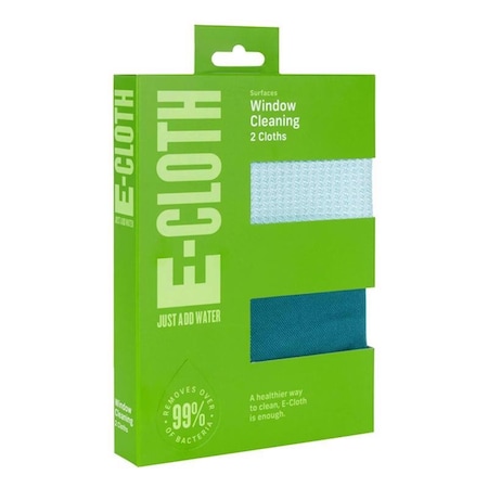 E-Cloth E-Cloth Window Kit Microfiber Glass and Polish Cloth 2 pk 10615W